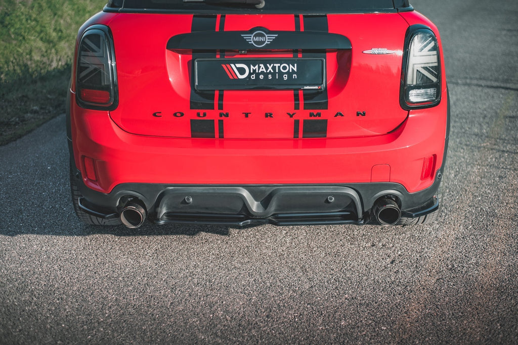 Prelungire splitter bara spate Mini Countryman Mk2 F60 JCW 2020- v2 - Maxton Design