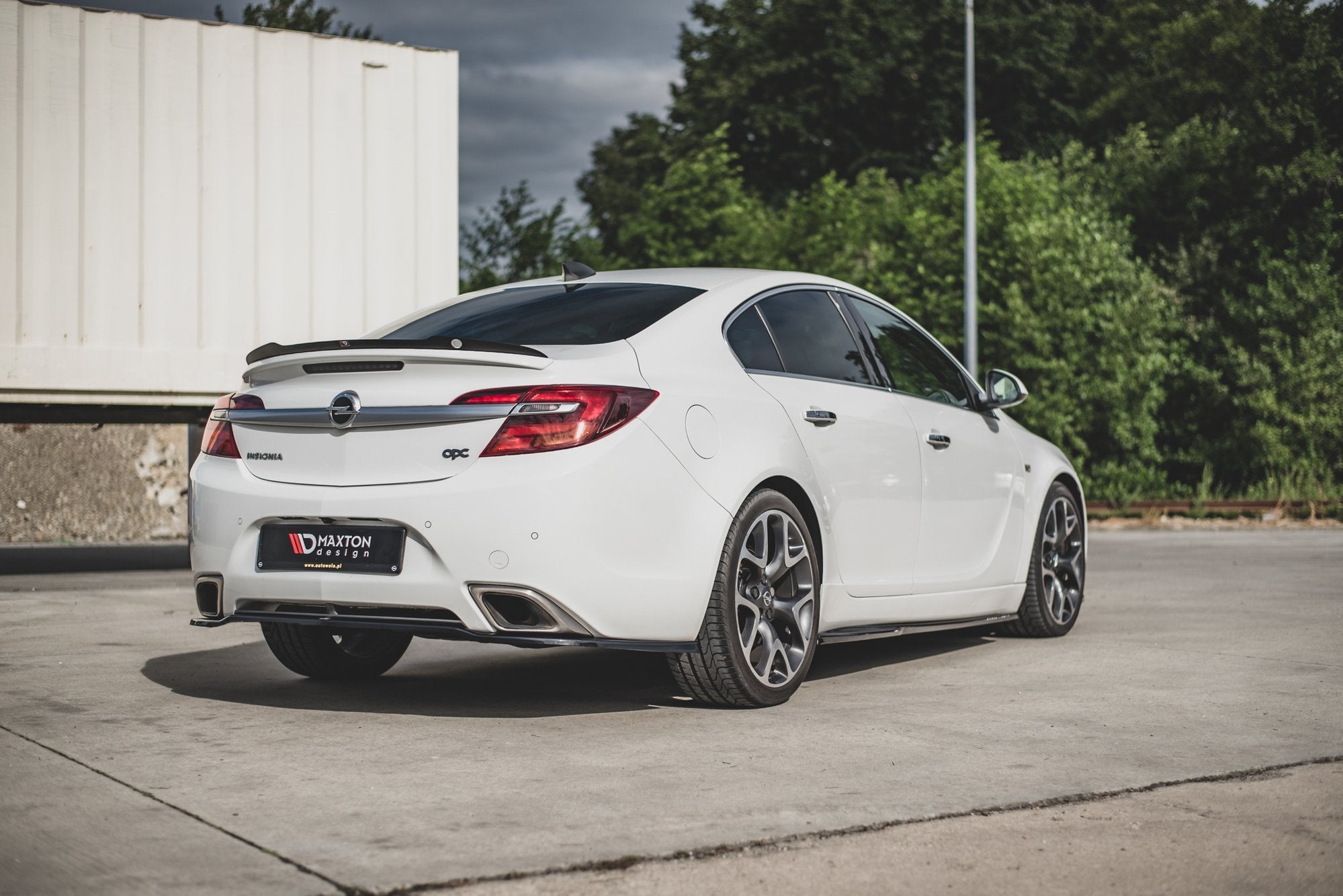 Prelungire splitter bara spate Opel Insignia Mk1 OPC Facelift 2013-2017 v1 - Maxton Design