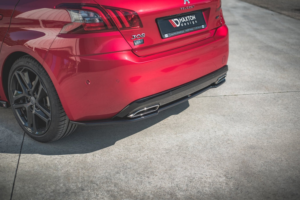 Prelungire splitter bara spate Peugeot 308 GT Mk2 Facelift 2017- v3 - Maxton Design