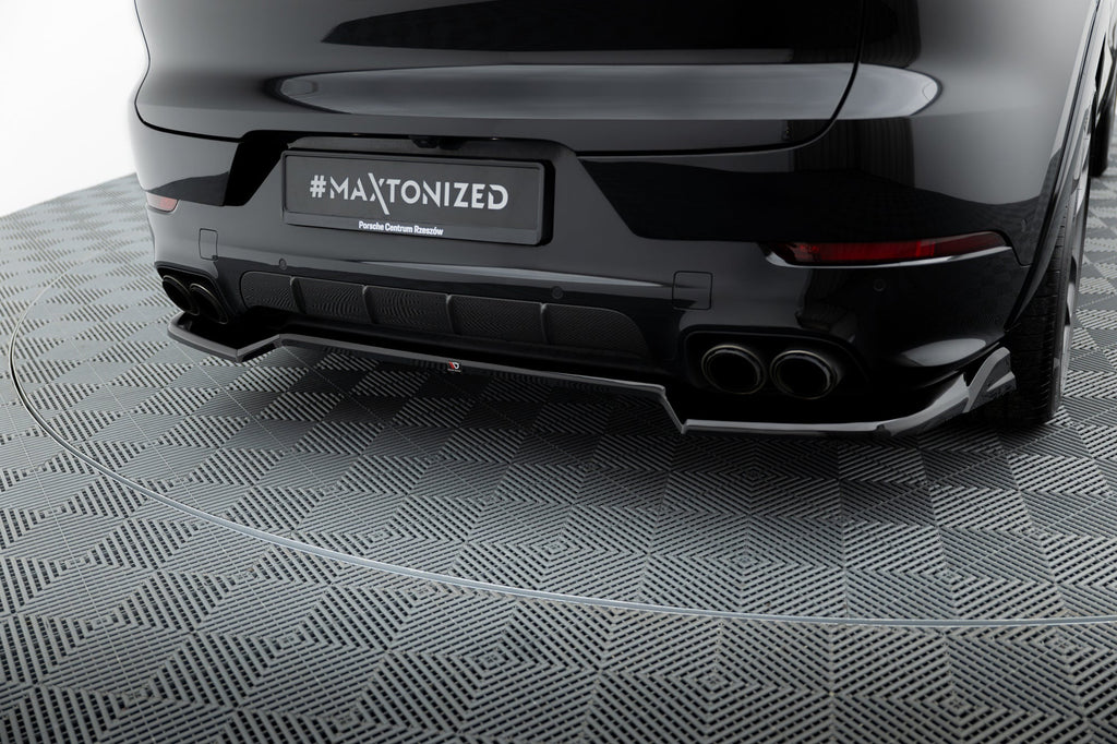 Prelungire splitter bara spate Porsche Cayenne Mk3 Facelift 2023- v3 - Maxton Design