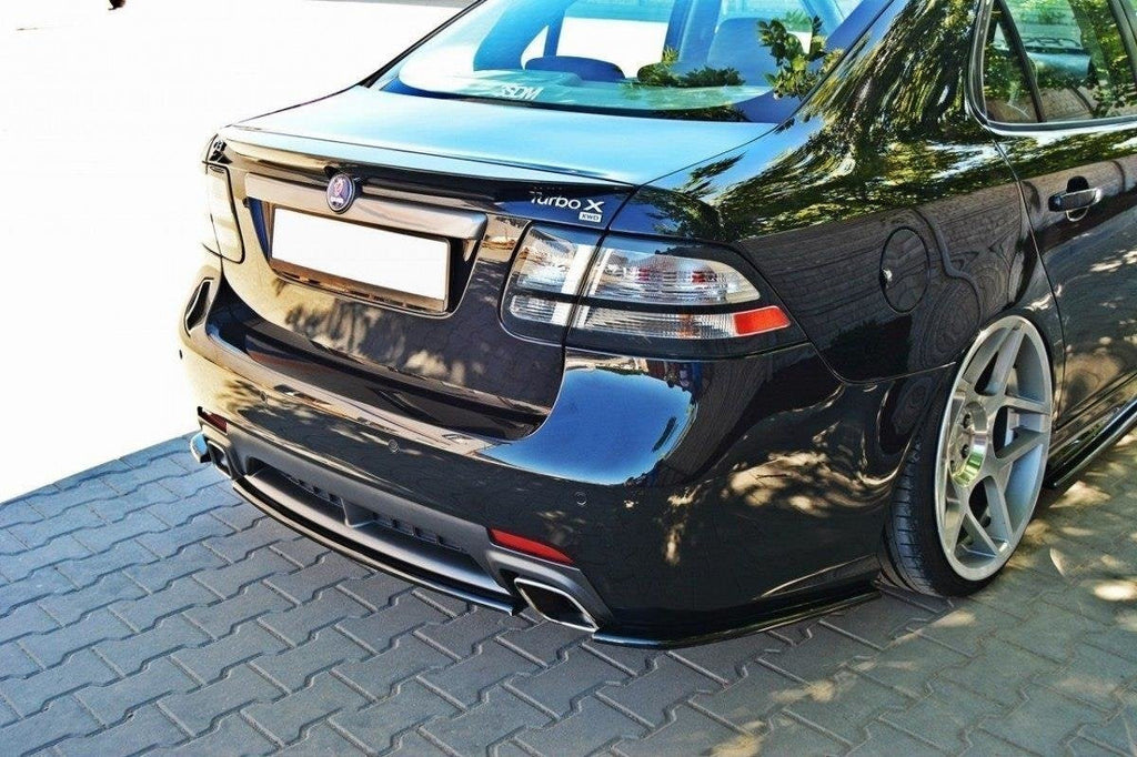 Prelungire splitter bara spate Saab 9-3 Turbo X 2007-2011 v2 - Maxton Design