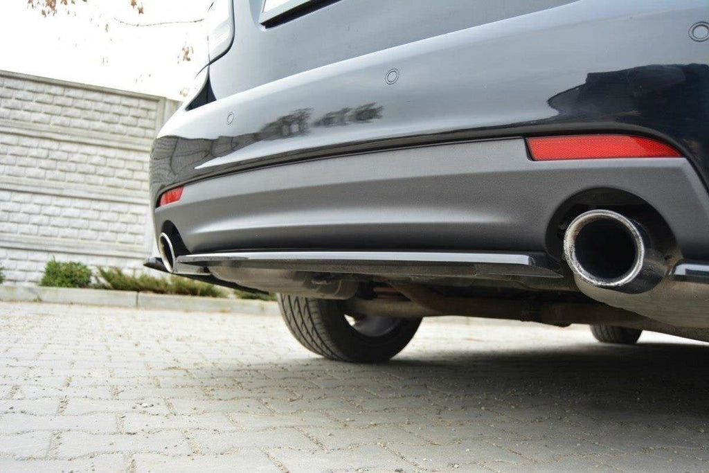 Prelungire splitter bara spate Saab 9-3 Aero Mk2 Facelift 2007-2012 v4 - Maxton Design