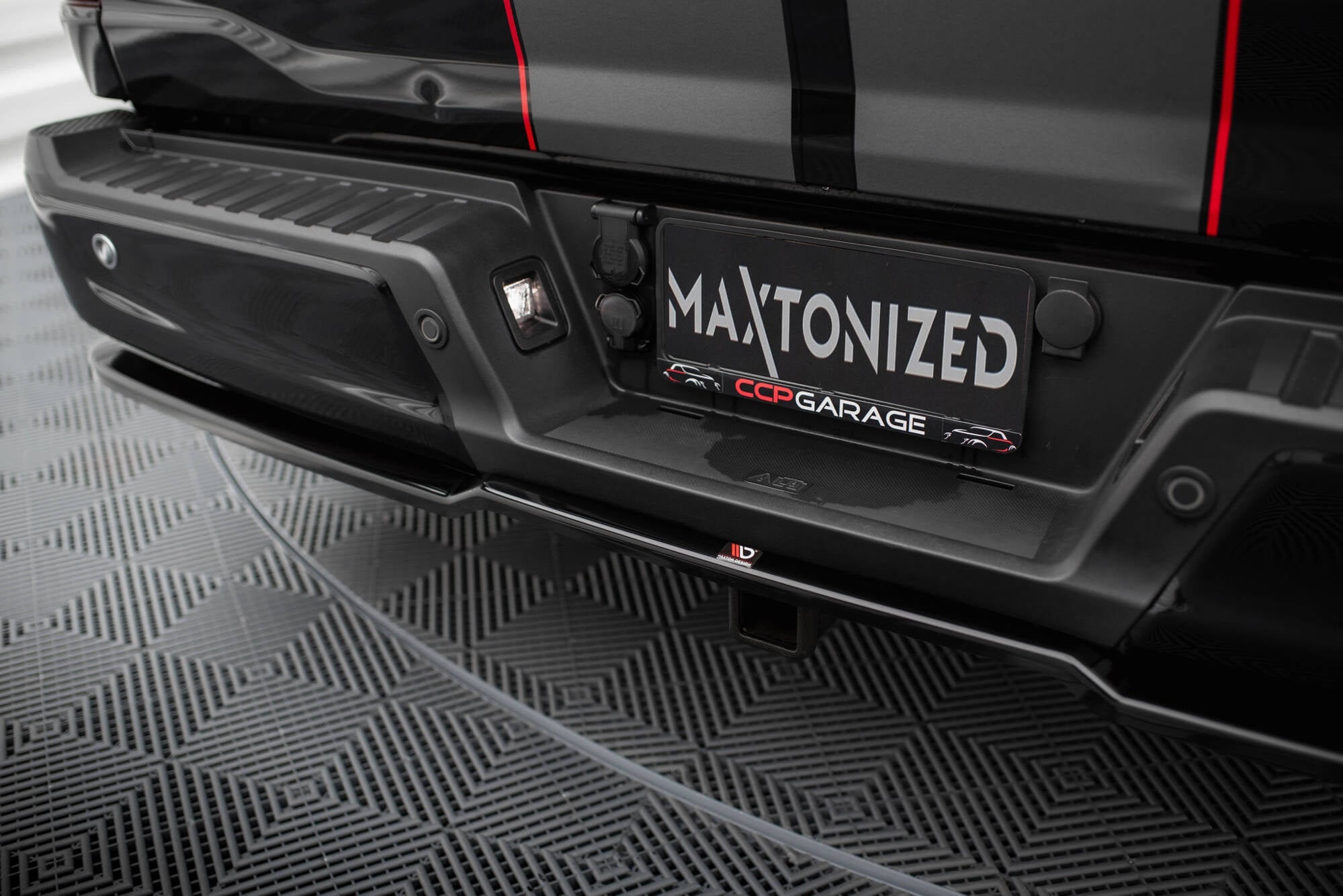 Prelungire splitter bara spate Shelby F150 Super Snake 2020- v1 - Maxton Design