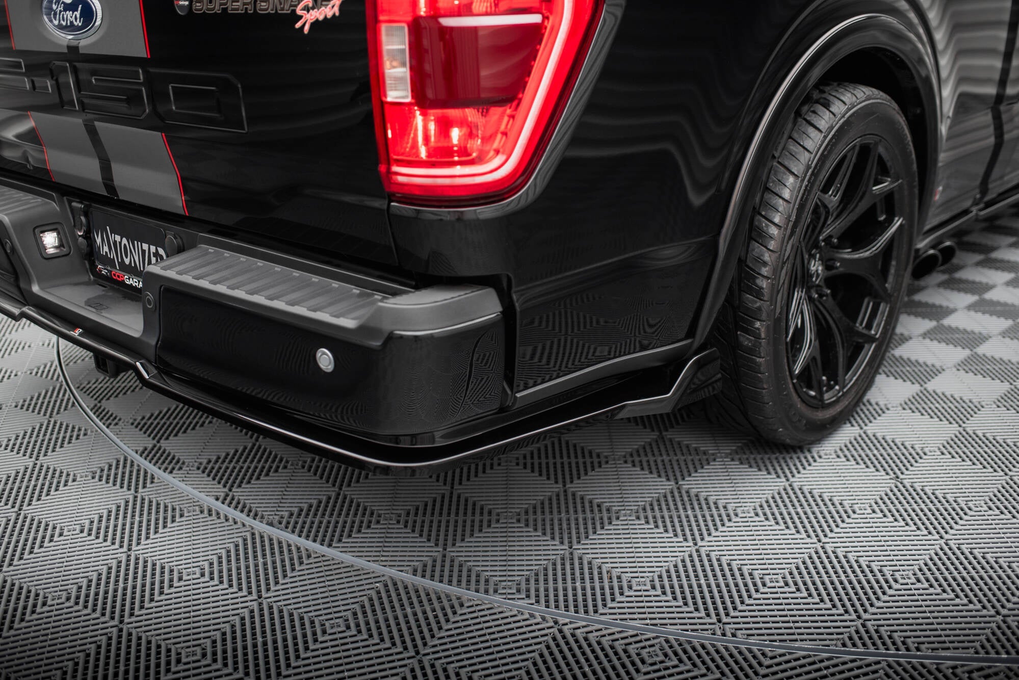 Prelungire splitter bara spate Shelby F150 Super Snake 2020- v1 - Maxton Design