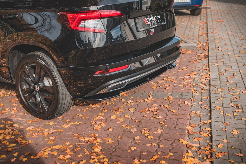 Prelungire splitter bara spate Skoda Karoq Sportline 2017- v1 - Maxton Design