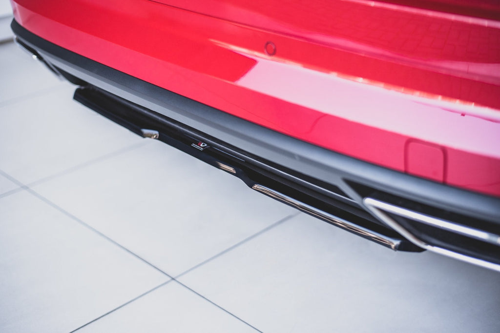 Prelungire splitter bara spate Skoda Kodiaq RS 2017-2023 v5 - Maxton Design