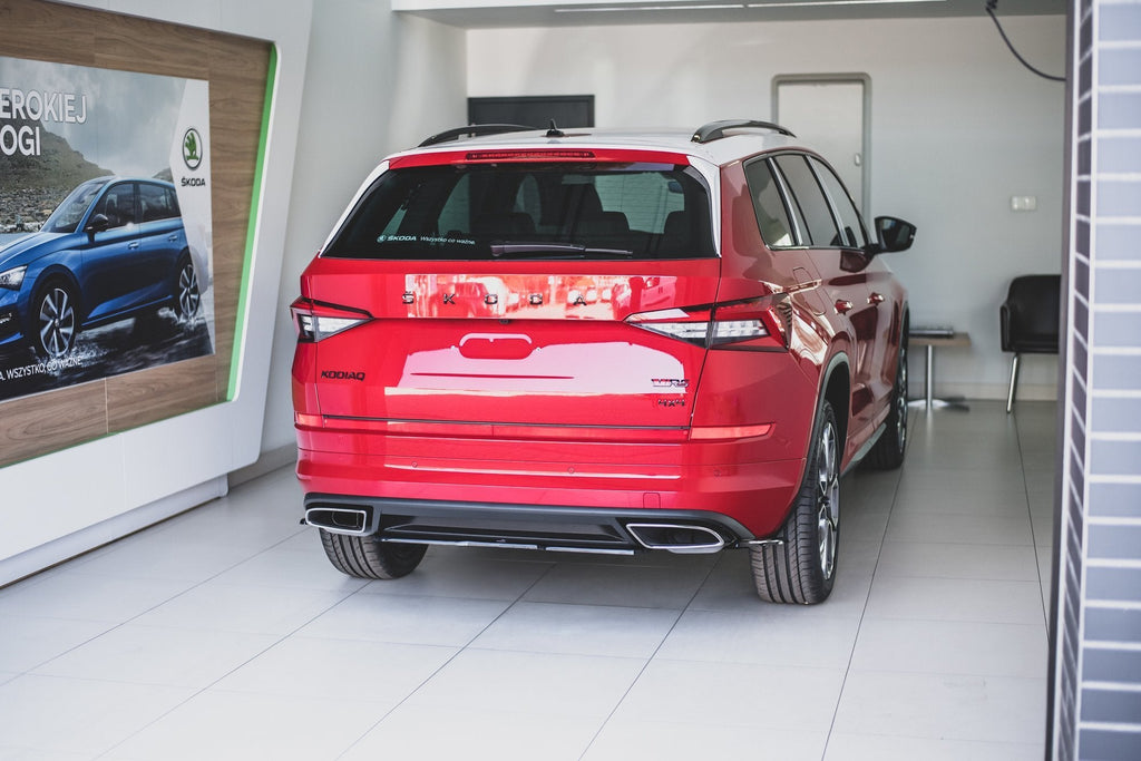 Prelungire splitter bara spate Skoda Kodiaq RS 2017-2023 v5 - Maxton Design
