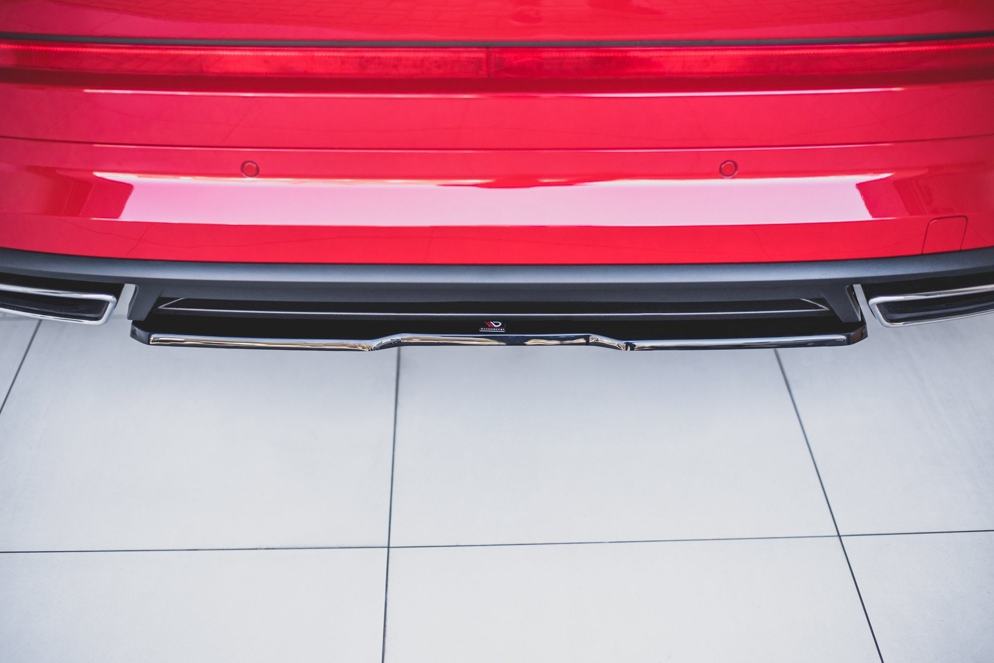 Prelungire splitter bara spate Skoda Kodiaq RS 2017-2023 v5 - Maxton Design