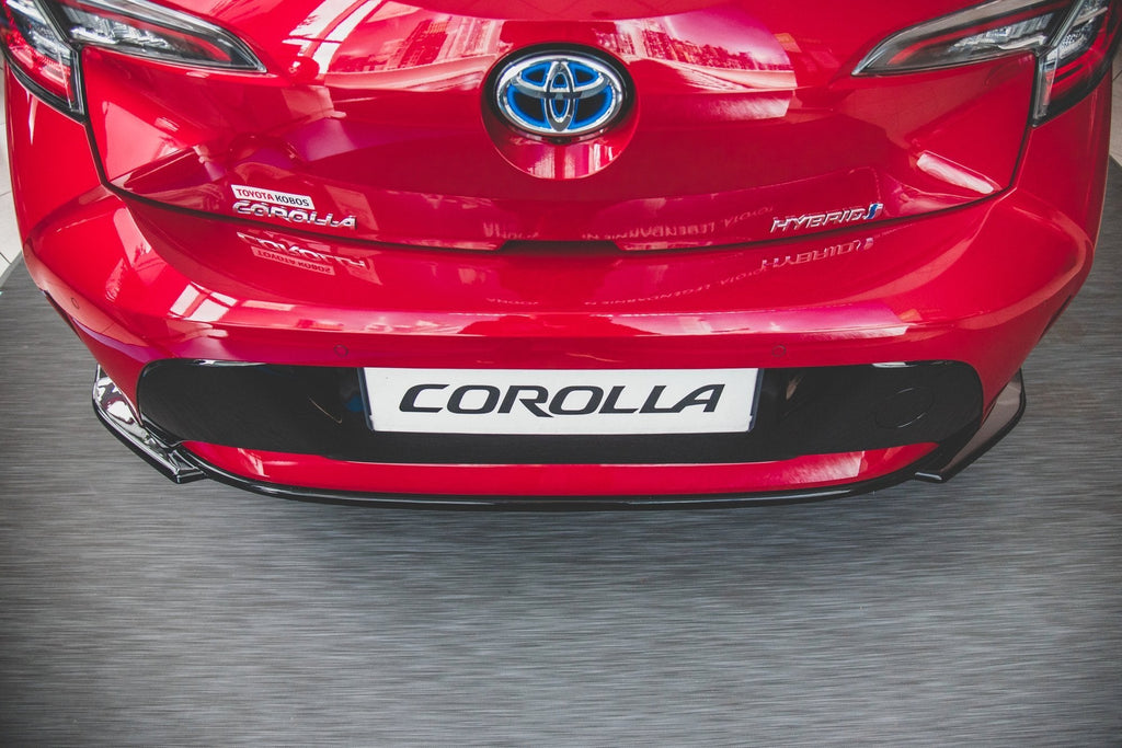 Prelungire splitter bara spate Toyota Corolla XII Hatchback 2019- v4 - Maxton Design