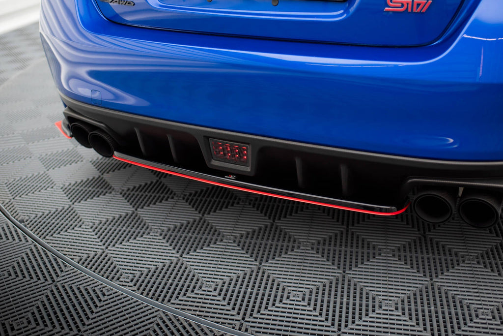 Prelungire splitter bara spate Subaru Impreza Mk4 WRX STI 2014-2016 v10 - Maxton Design