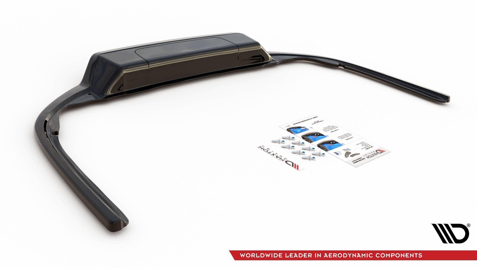 Prelungire splitter bara spate Volkswagen Passat B8 2014- v5 - Maxton Design