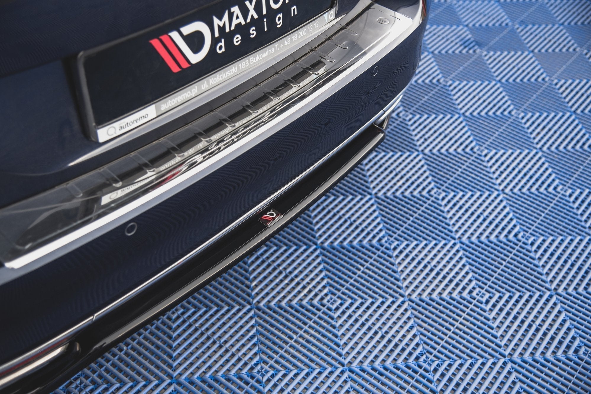 Prelungire splitter bara spate Volkswagen Passat B8 2014- v5 - Maxton Design