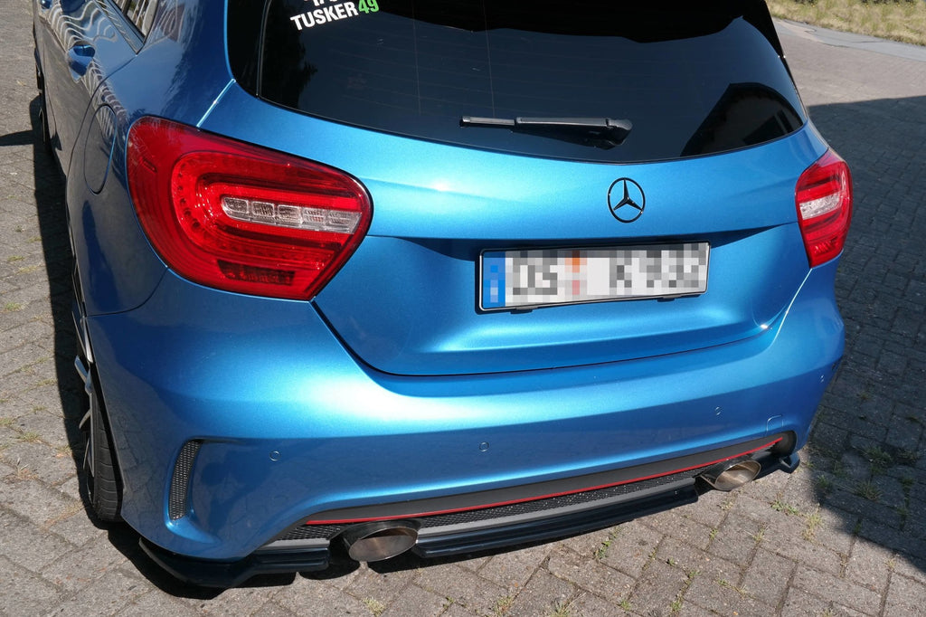 Prelungire splitter bara spate Mercedes A Class W176 Amg-Line 2013-2015 v4 - Maxton Design