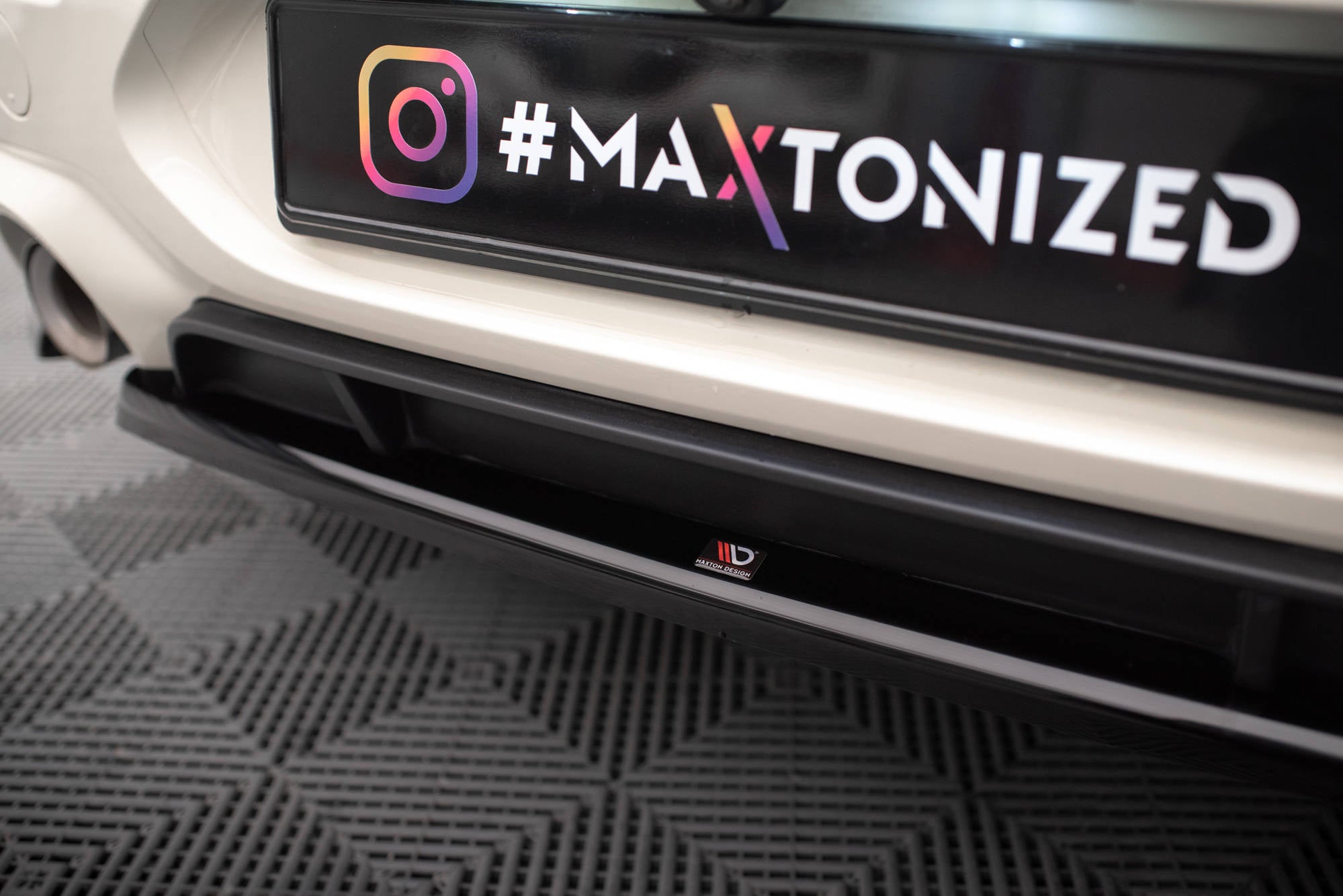 Prelungire splitter bara spate Mini Cooper Clubman John Cooper Works F54 Facelift 2019- v6 - Maxton Design