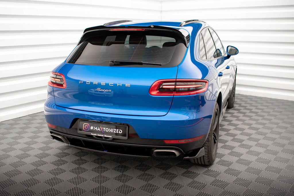 Prelungire splitter bara spate Porsche Macan Mk1 2014-2018 v2 - Maxton Design