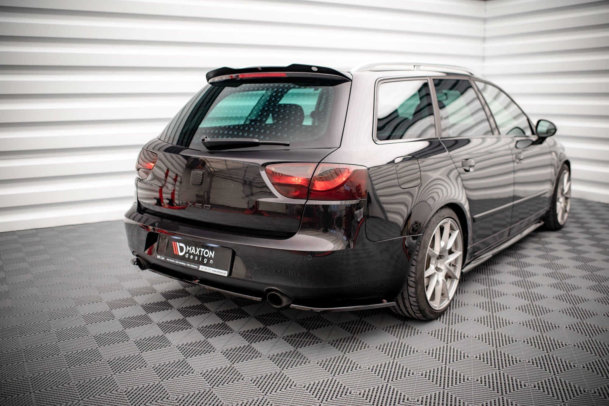 Prelungire splitter bara spate Seat Exeo 2008-2013 v2 - Maxton Design