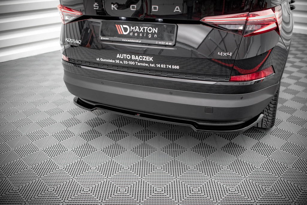 Prelungire splitter bara spate Skoda Kodiaq Mk1 Facelift 2019- v7 - Maxton Design