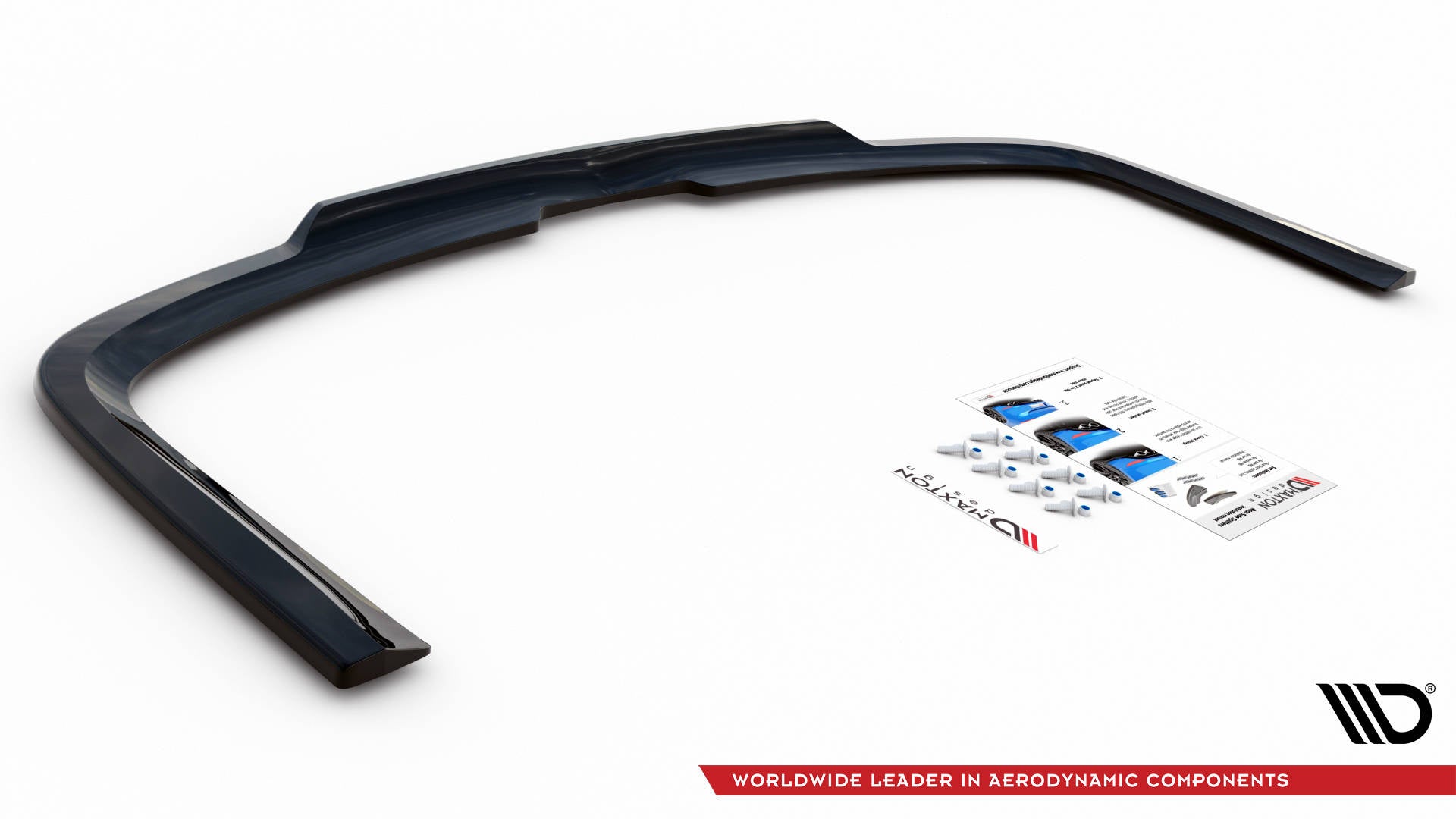 Prelungire splitter bara spate Volkswagen Caddy Mk3 Facelift 2010-2015 v1 - Maxton Design