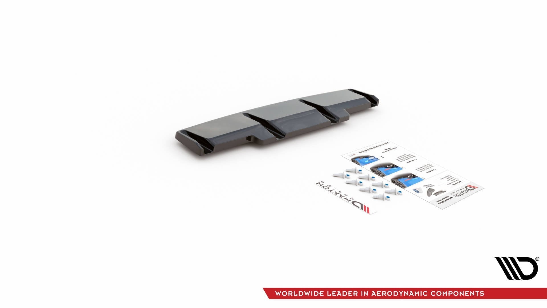 Prelungire splitter bara spate Volkswagen Golf 8 R 2020- v29 - Maxton Design