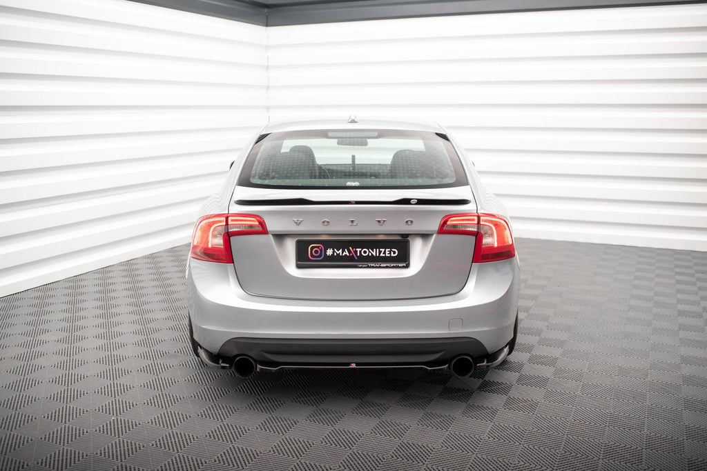 Prelungire splitter bara spate Volvo S60 R-Design Mk2 2010-2014 v5 - Maxton Design