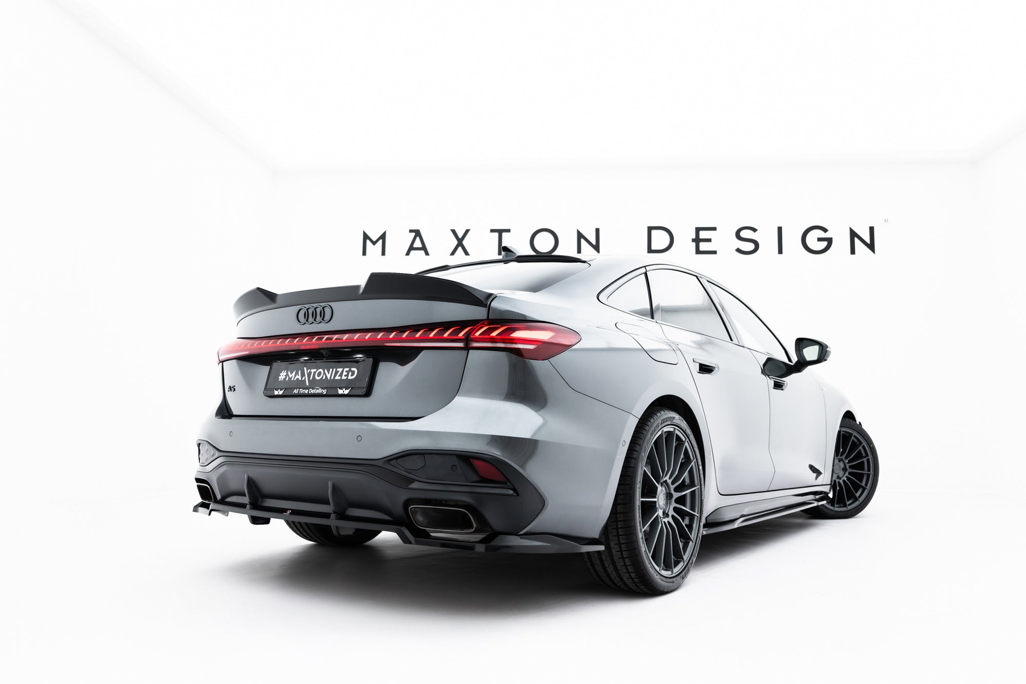 Prelungire splitter bara spate Audi A5 S-Line Sedan Avant B10 2024- v1 - Maxton Design