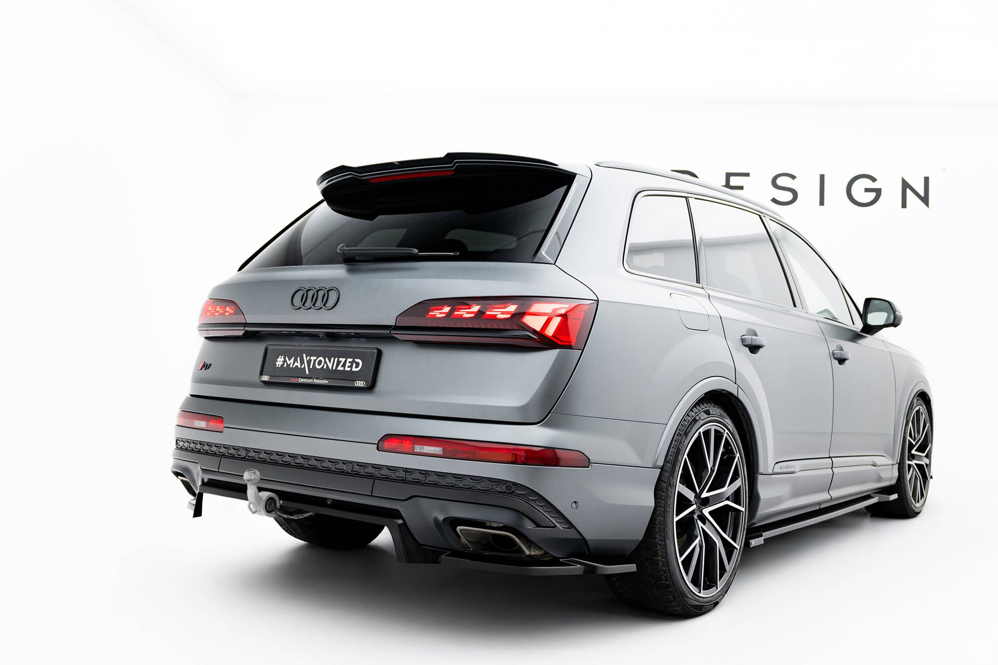 Prelungire splitter bara spate Audi Q7 S-Line Mk2 Facelift 2 2023- v7 - Maxton Design