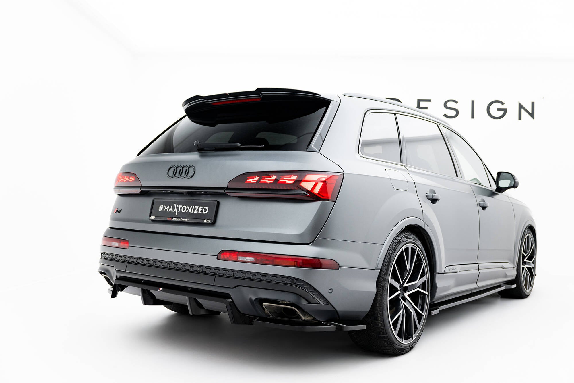 Prelungire splitter bara spate Audi Q7 S-Line Mk2 Facelift 2 2023- v7 - Maxton Design