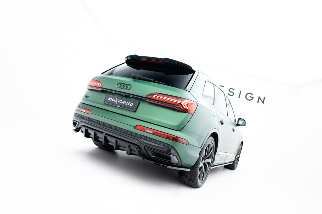 Prelungire splitter bara spate Audi Q7 S-Line Mk2 Facelift 2019-2023 v8 - Maxton Design