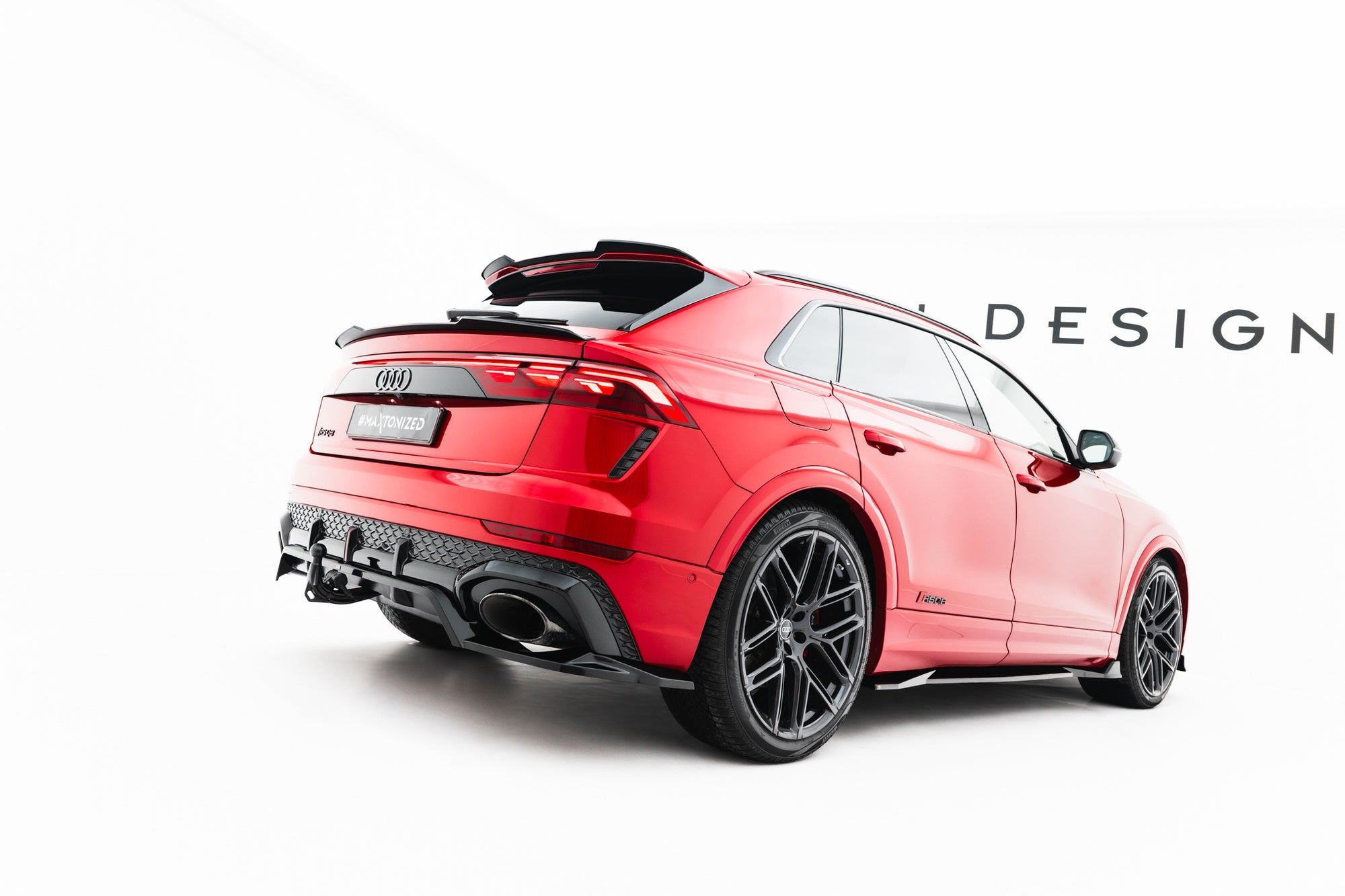 Prelungire splitter bara spate Audi RSQ8 Mk1 Facelift 2023- v11 - Maxton Design