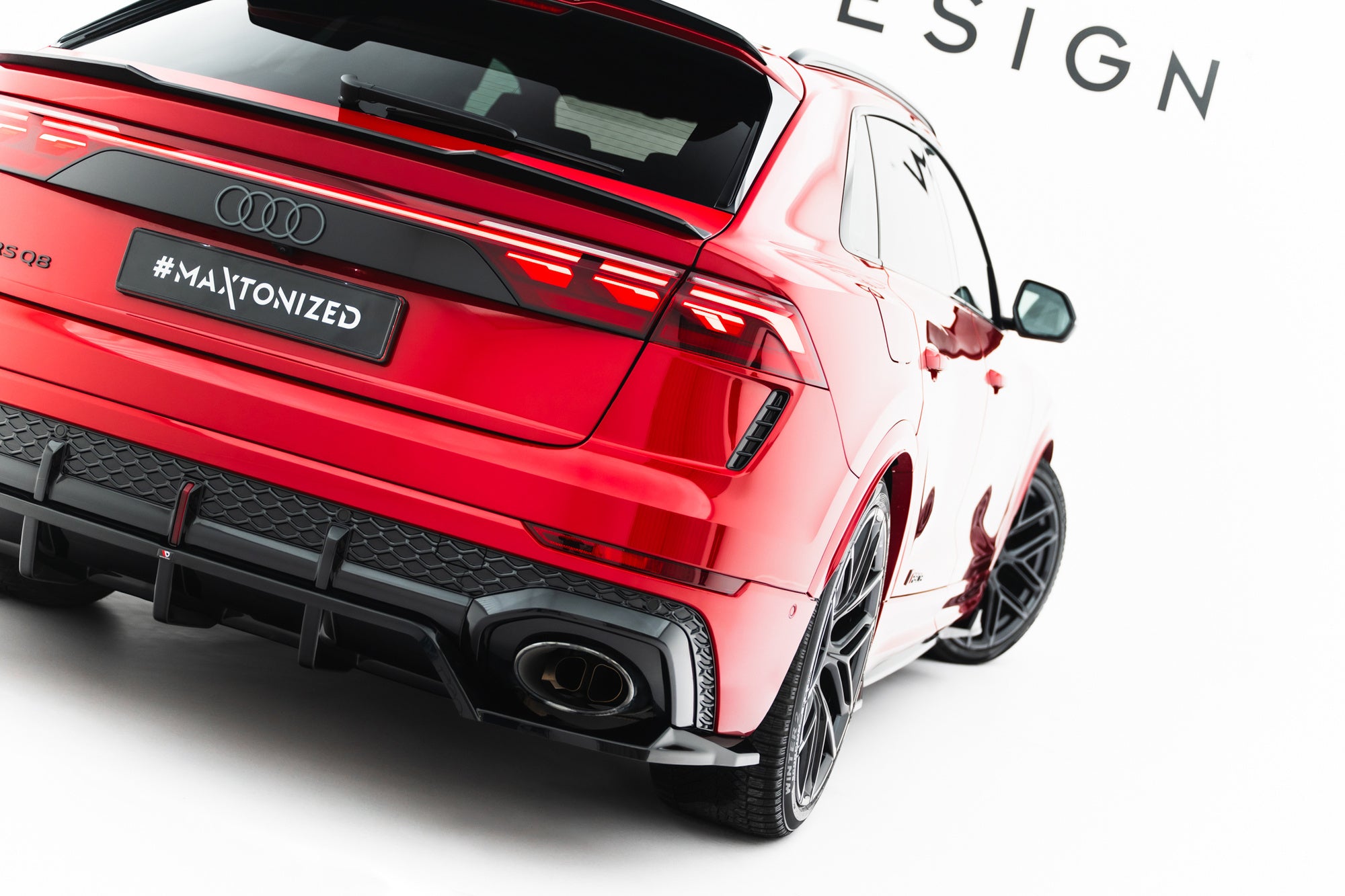 Prelungire splitter bara spate Audi RSQ8 Mk1 Facelift 2023- v11 - Maxton Design