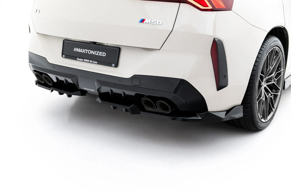 Prelungire splitter bara spate (cu aripi laterale) BMW X3 M50 G45 - Maxton Design