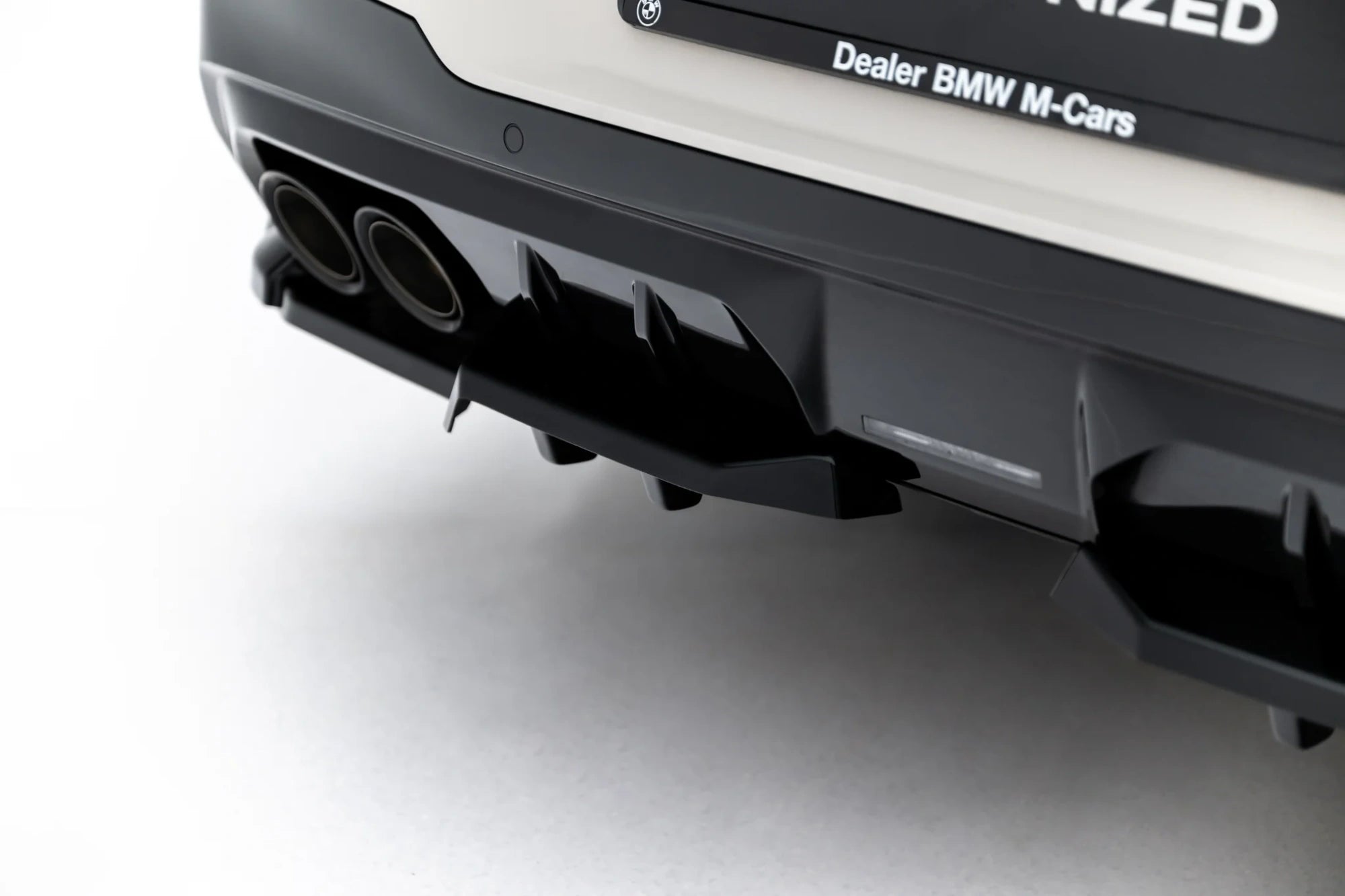 Prelungire splitter bara spate (cu aripi laterale) BMW X3 M50 G45 - Maxton Design