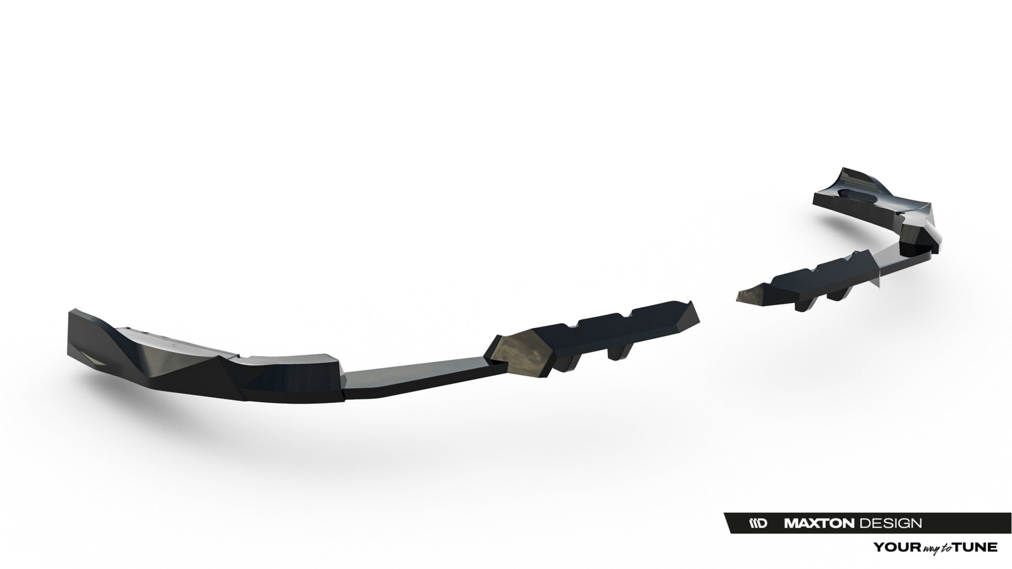 Prelungire splitter bara spate (cu aripi laterale) BMW X3 M50 G45 - Maxton Design