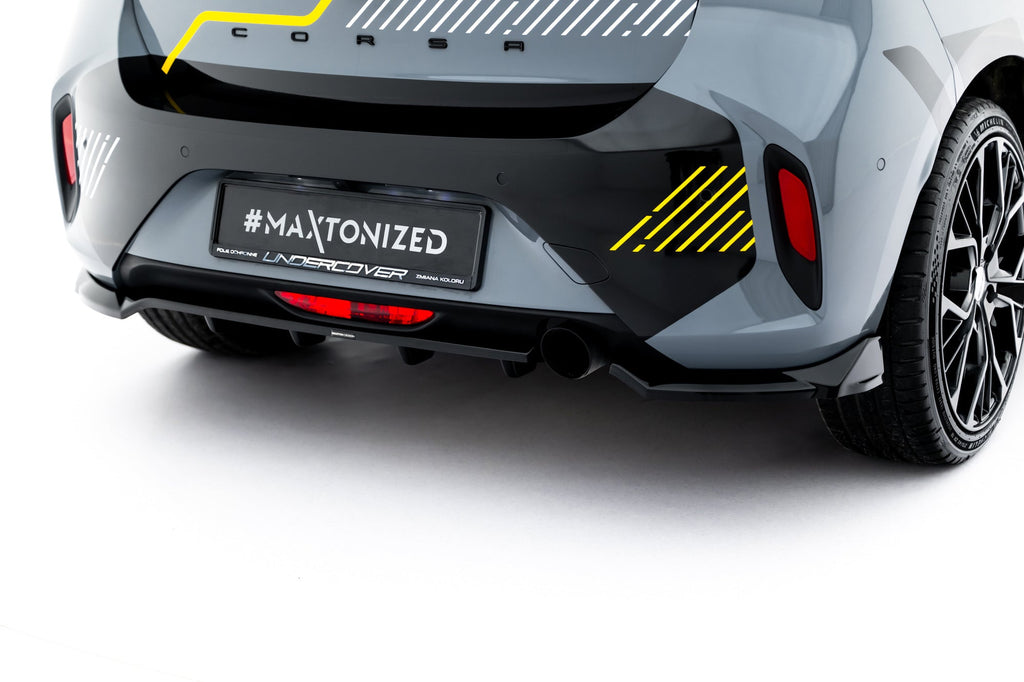 Prelungire splitter bara spate Opel Corsa F Facelift (Mk6 Facelift) 2023- v2 - Maxton Design