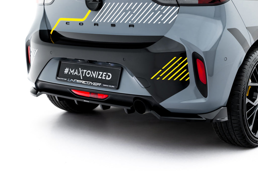 Prelungire splitter bara spate Opel Corsa F Facelift (Mk6 Facelift) 2023- v2 - Maxton Design