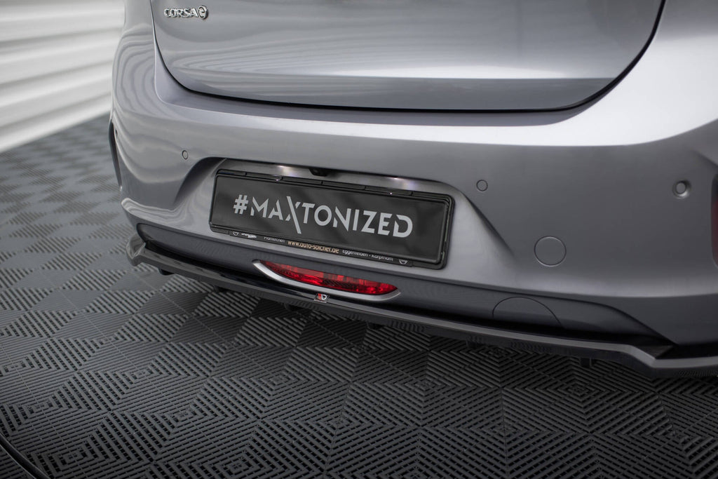 Prelungire splitter bara spate Opel Corsa F (Mk6) 2019- v1 - Maxton Design