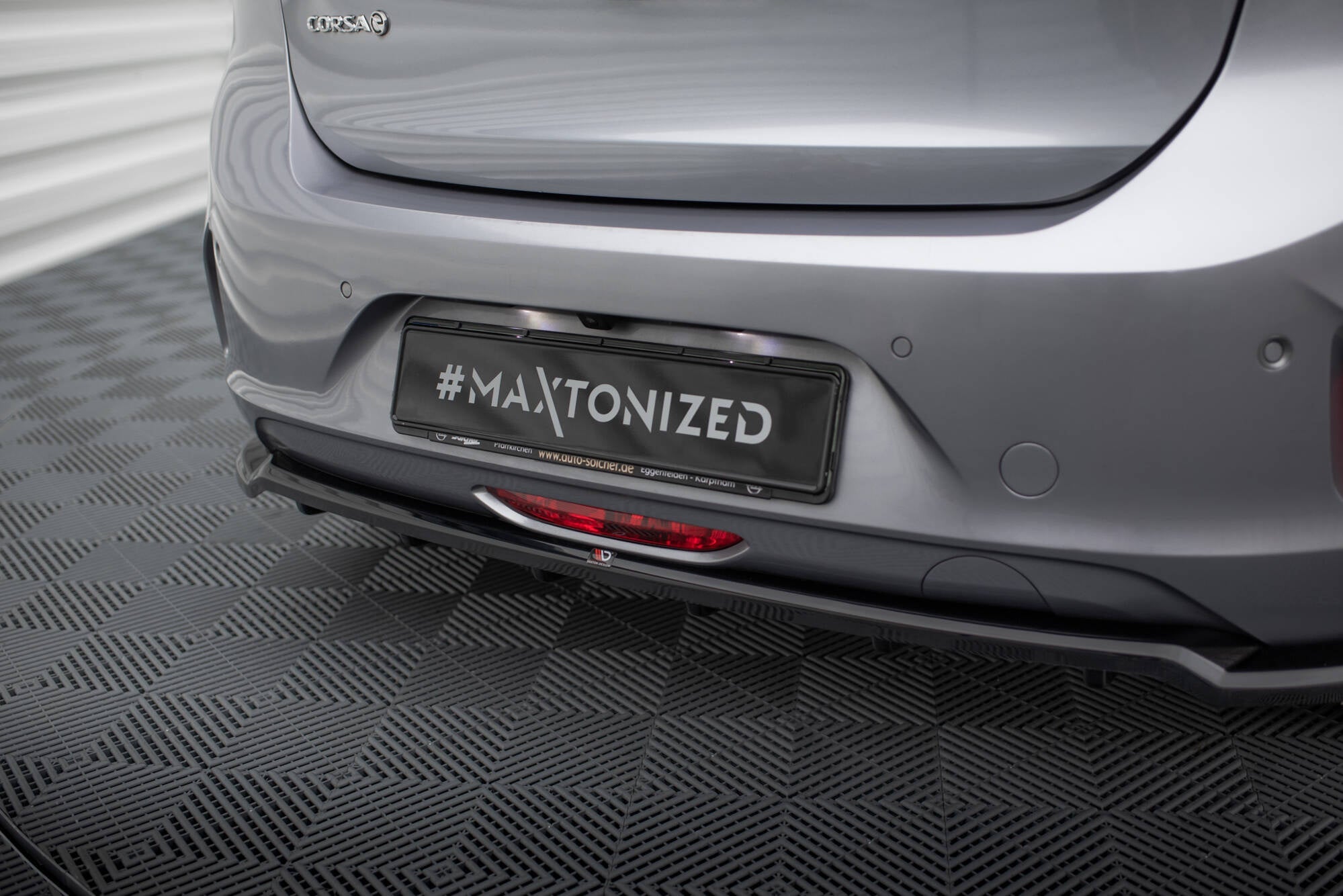 Prelungire splitter bara spate Opel Corsa F (Mk6) 2019- v1 - Maxton Design