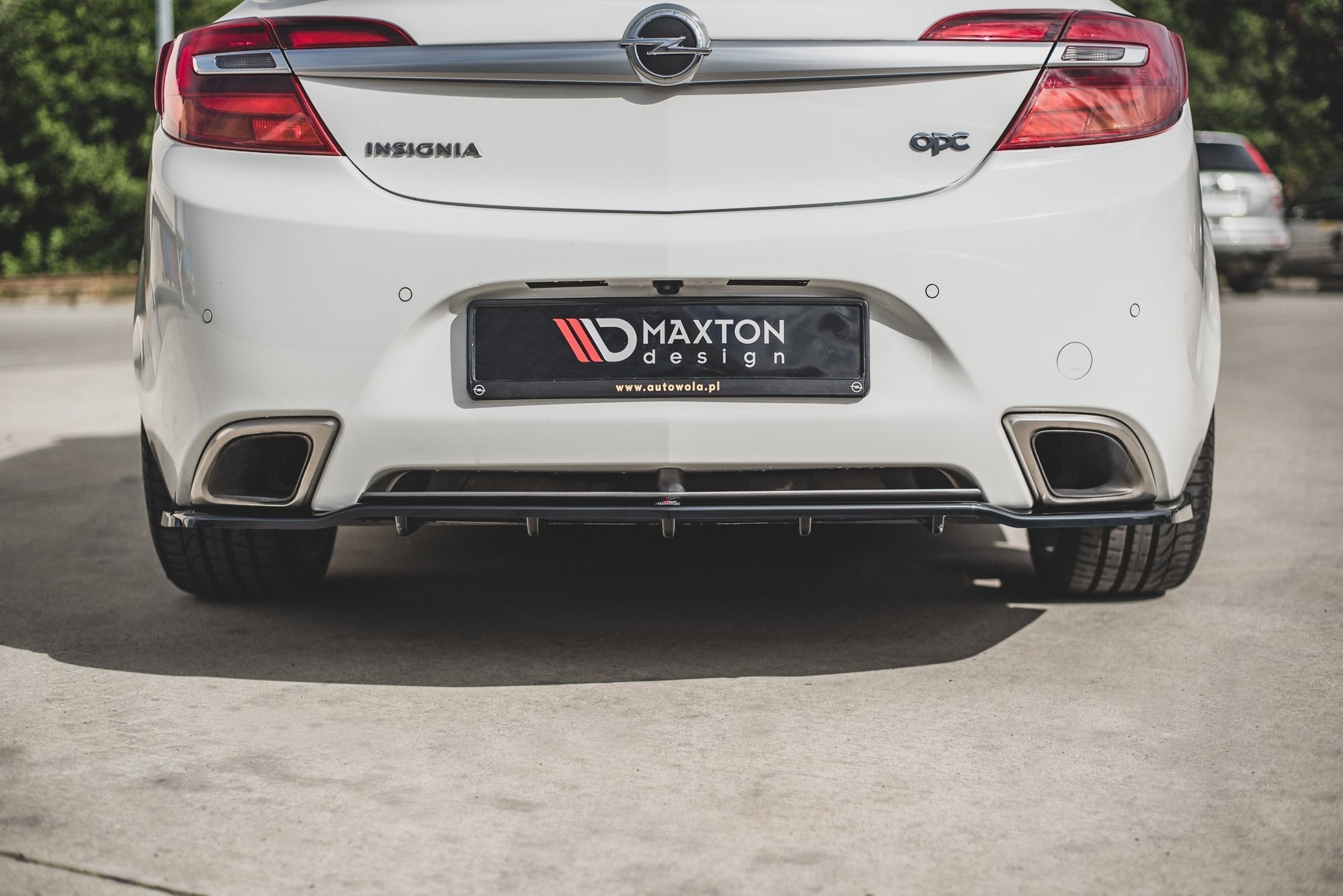 Prelungire splitter bara spate Opel Insignia Mk1 OPC Facelift 2013-2017 v2 - Maxton Design