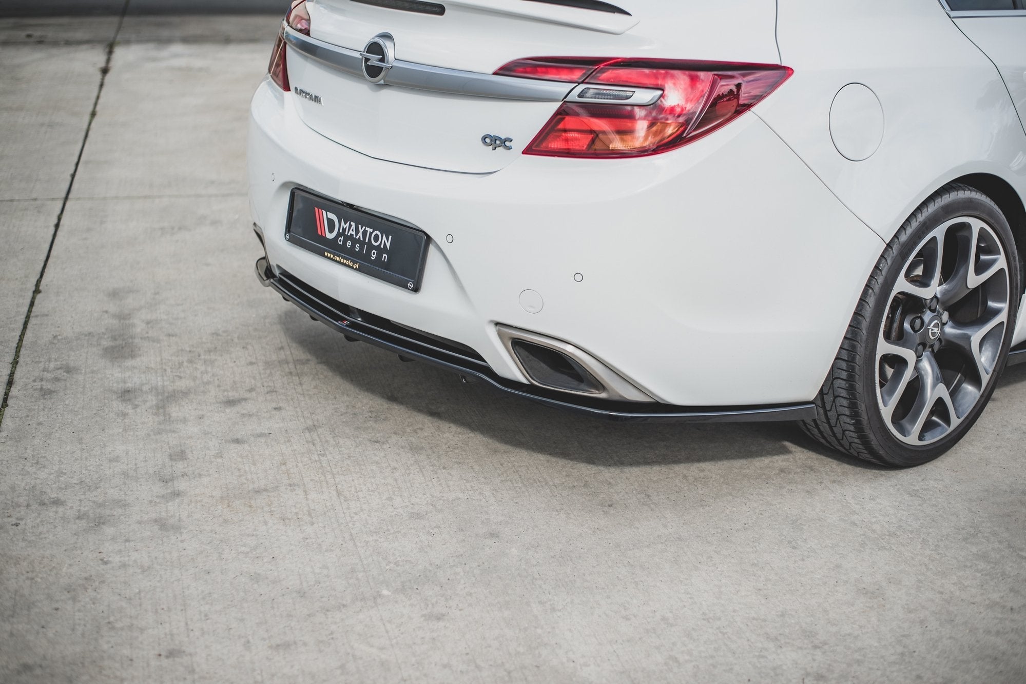 Prelungire splitter bara spate Opel Insignia Mk1 OPC Facelift 2013-2017 v2 - Maxton Design