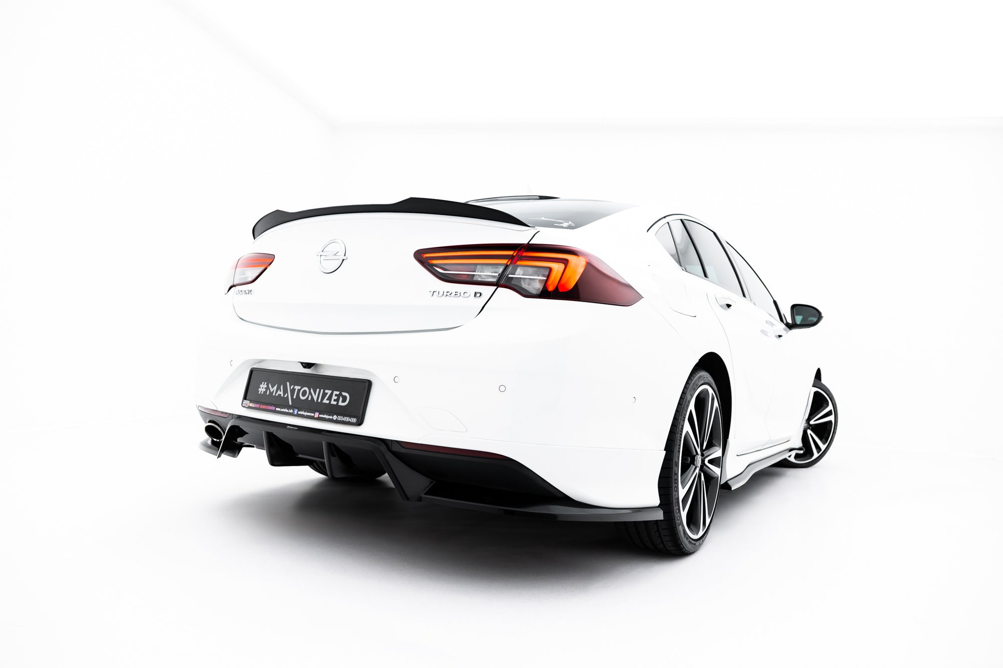 Prelungire splitter bara spate Opel Insignia OPC-Line Mk2 2017-2020 v3 - Maxton Design