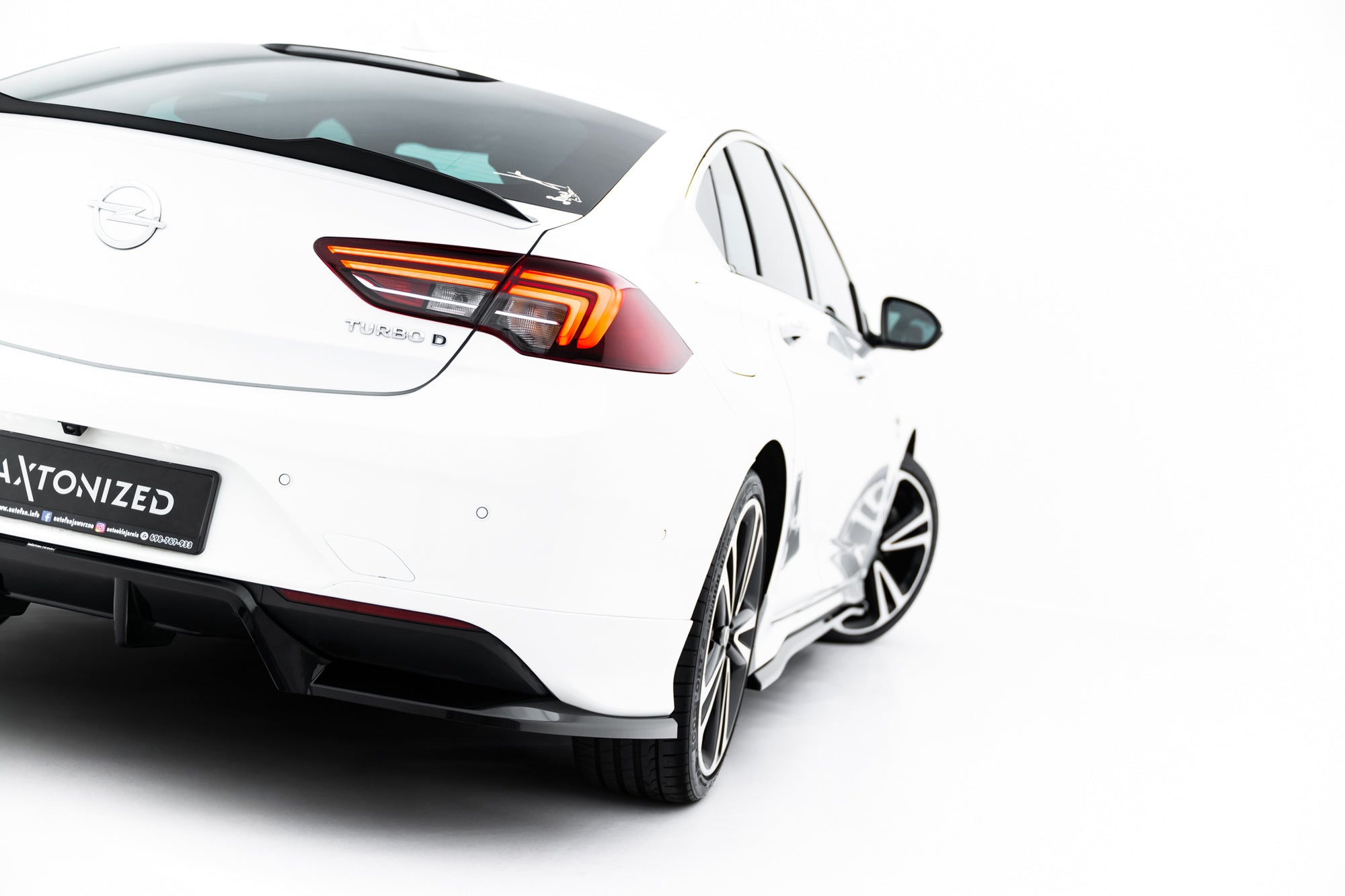 Prelungire splitter bara spate Opel Insignia OPC-Line Mk2 2017-2020 v3 - Maxton Design