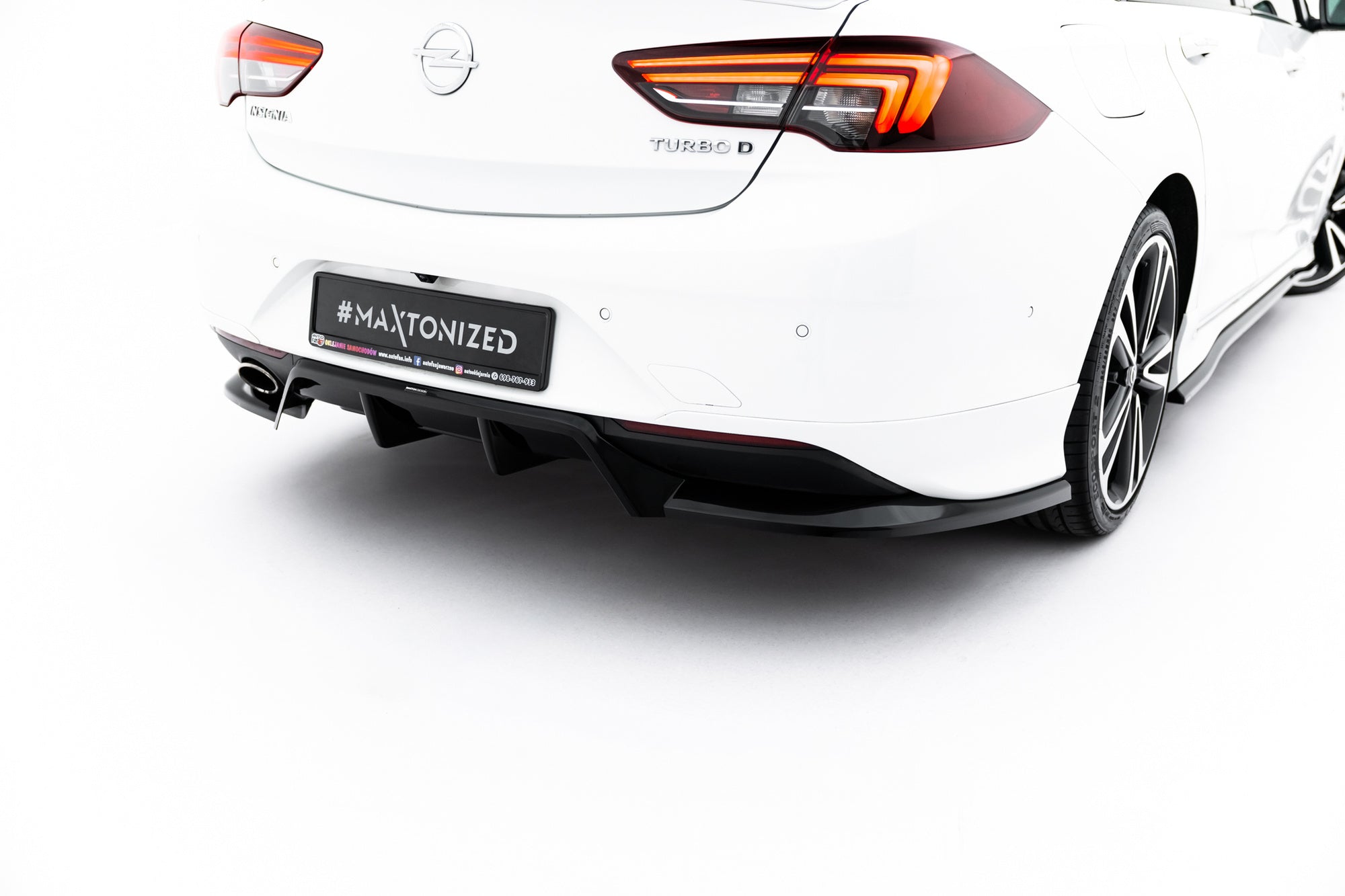 Prelungire splitter bara spate Opel Insignia OPC-Line Mk2 2017-2020 v3 - Maxton Design