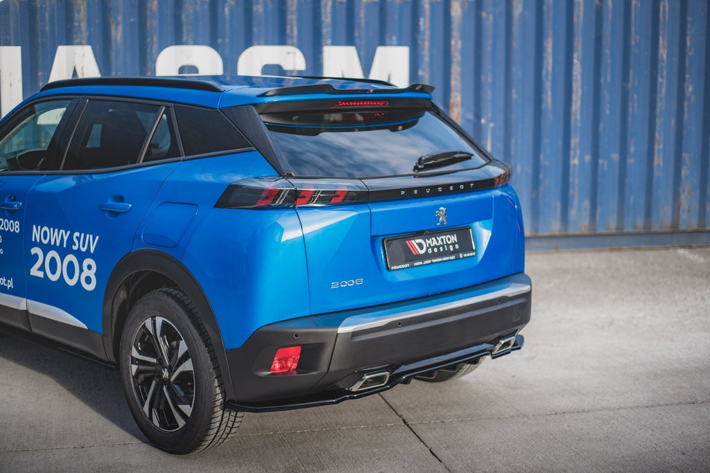 Prelungire splitter bara spate Peugeot 2008 Mk2 2019- v1 - Maxton Design