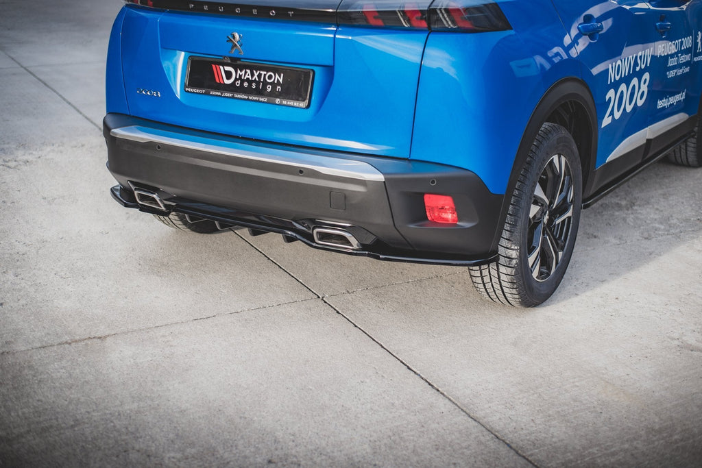 Prelungire splitter bara spate Peugeot 2008 Mk2 2019- v1 - Maxton Design