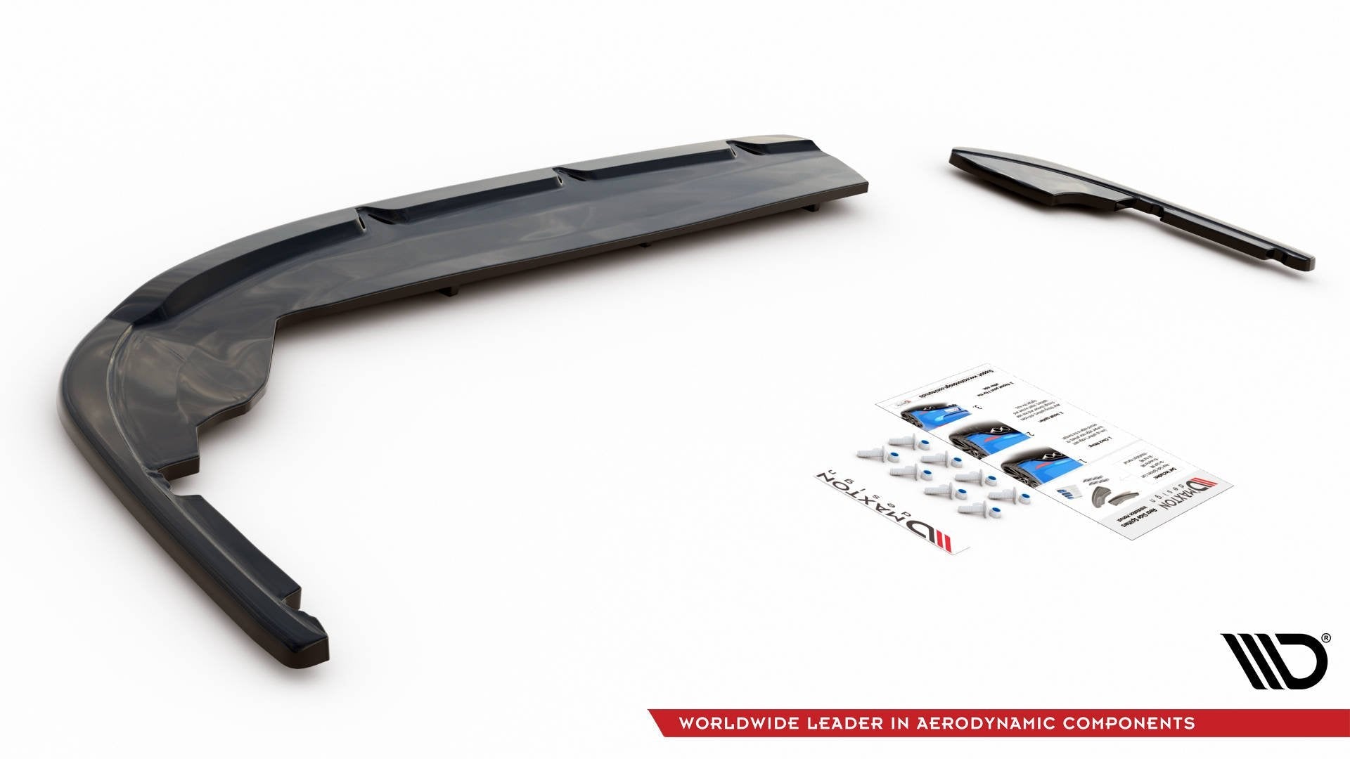 Prelungire splitter bara spate Peugeot 508 GT-Line Mk2 2018- v4 - Maxton Design