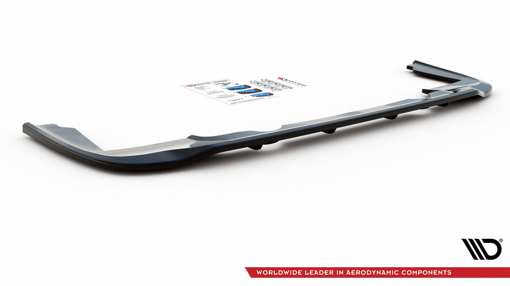 Prelungire splitter bara spate Peugeot Partner Mk3 2018- v1 - Maxton Design