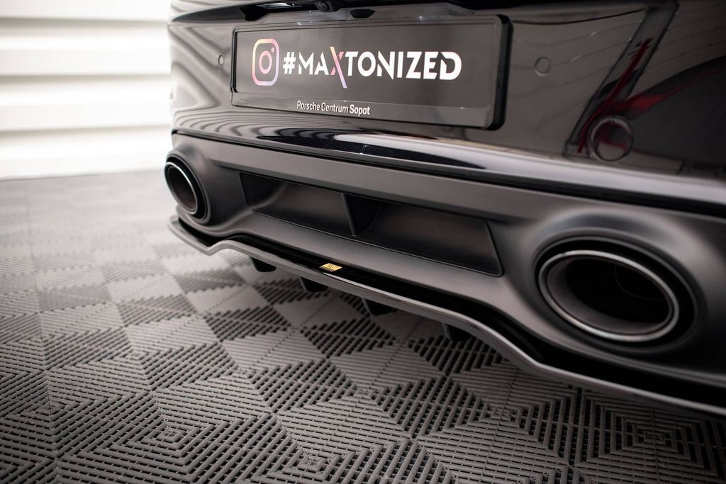 Prelungire splitter bara spate Porsche 911 Turbo S 992 2020- v3 - Maxton Design
