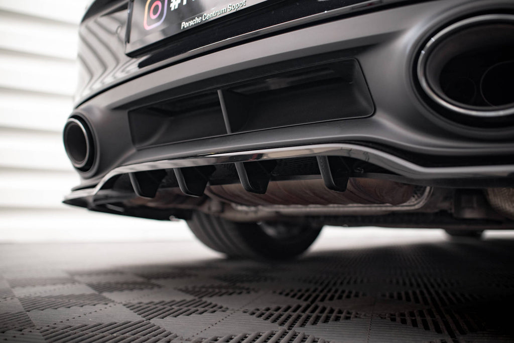 Prelungire splitter bara spate Porsche 911 Turbo S 992 2020- v3 - Maxton Design