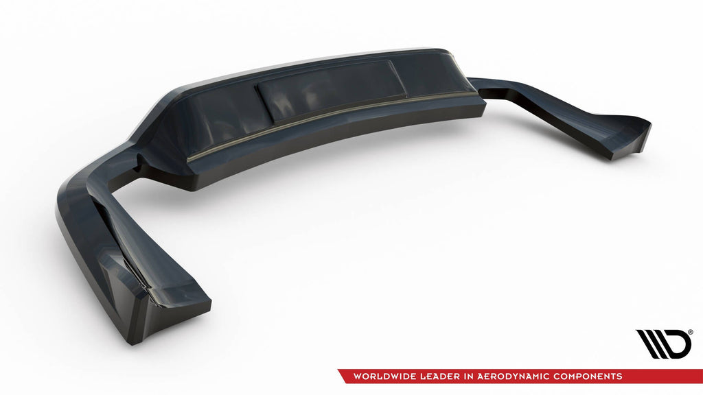 Prelungire splitter bara spate Porsche Cayenne Mk2 Facelift 2014-2018 v3 - Maxton Design
