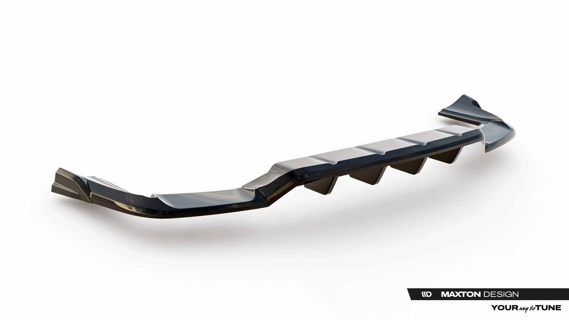 Prelungire splitter bara spate (cu aripi laterale) Porsche Cayenne SUV / Coupe Mk3 Facelift - Maxton Design